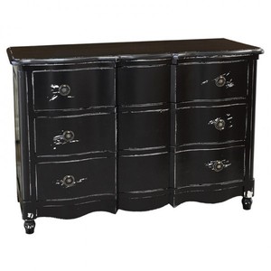 4251287704983 - Barock Kommode mit 3 Schubladen 130 cm - Jugendstil Landhaus Stil MÃ¶bel - Massivholz