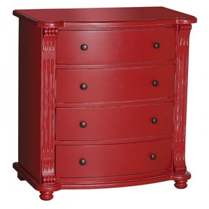 4251287705089 - Jugendstil Kommode mit 4 Schubladen - Barock Landhaus Stil MÃ¶bel - Massivholz