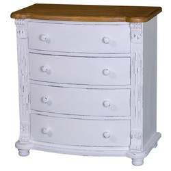 4251287705102 - Jugendstil Kommode mit 4 Schubladen - Barock Landhaus Stil Möbel - Massivholz 4251287705102 - Jugendstil Kommode mit 4 Schubladen - Barock Landhaus Stil Möbel - Massivholz