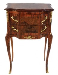 4251287705232 - Barock Kommode Mahagoni Gold mit 2 Schubladen - Nachtschrank Antik Stil 4251287705232 - Barock Kommode Mahagoni Gold mit 2 Schubladen - Nachtschrank Antik Stil