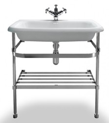 4251287706178 - Jugendstil Stand Waschtisch Naturstein WeiÃ   Edelstahl B 75cm - Art Deco Waschbecken Barock Antik Stil