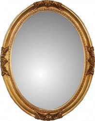 4251287706475 - Barock Wandspiegel aus Italien Gold Oval H 93 cm B 72 cm - Edel & Prunkvoll