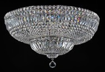 4251287706703 - Barock Kristall Decken Kronleuchter Nickel 605 x H 35 cm Antik Stil - Möbel Lüster Leuchter Hängeleuchte Hängelampe 4251287706703 - Barock Kristall Decken Kronleuchter Nickel 605 x H 35 cm Antik Stil - Möbel Lüster Leuchter Hängeleuchte Hängelampe