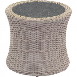 4251287707083 - Designer Garten Lounge Tisch Geflecht mit Spraystone Tischplatte - Garten MÃ¶bel