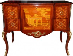 4251287708509 - Barock Luxus Kommode Braun Gold aus massivem Eichenholz B 108 cm H 885 cm T 58 cm - Barock MÃ¶bel