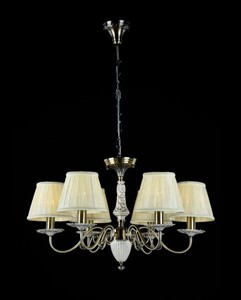 4251287708691 - Barock Kristall Decken Kronleuchter Bronze 66 x H 41 cm Antik Stil - MÃ¶bel LÃ¼ster Leuchter HÃ¤ngeleuchte HÃ¤ngelampe