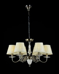 4251287708691 - Barock Kristall Decken Kronleuchter Bronze 66 x H 41 cm Antik Stil - MÃ¶bel LÃ¼ster Leuchter HÃ¤ngeleuchte HÃ¤ngelampe