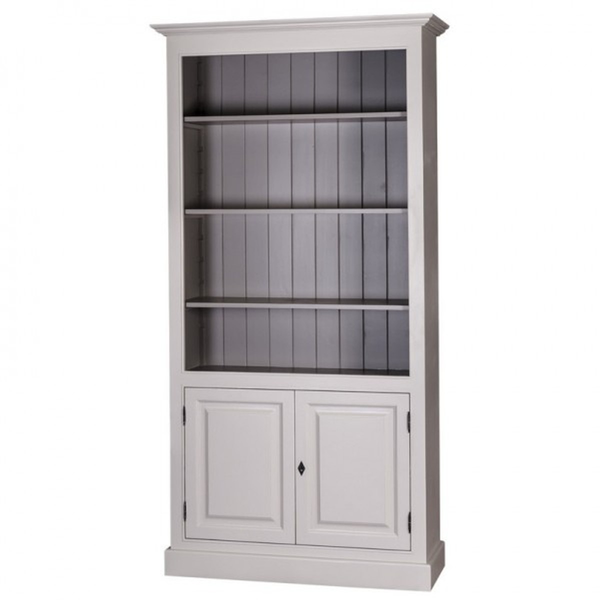 4251287710205 - Landhaus BÃ¼cherschrank B 109 x H 210 cm BÃ¼cherregal Regal Schrank - Art Deco Jugendstil Hotel Massivholz MÃ¶bel