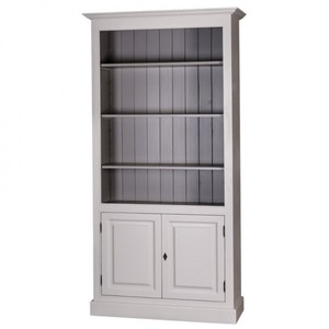 4251287710205 - Landhaus BÃ¼cherschrank B 109 x H 210 cm BÃ¼cherregal Regal Schrank - Art Deco Jugendstil Hotel Massivholz MÃ¶bel