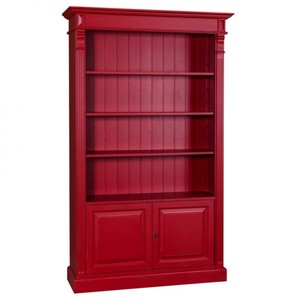 4251287710229 - Landhaus BÃ¼cherschrank B 109 x H 210 cm BÃ¼cherregal Regal Schrank - Art Deco Jugendstil Hotel Massivholz MÃ¶bel