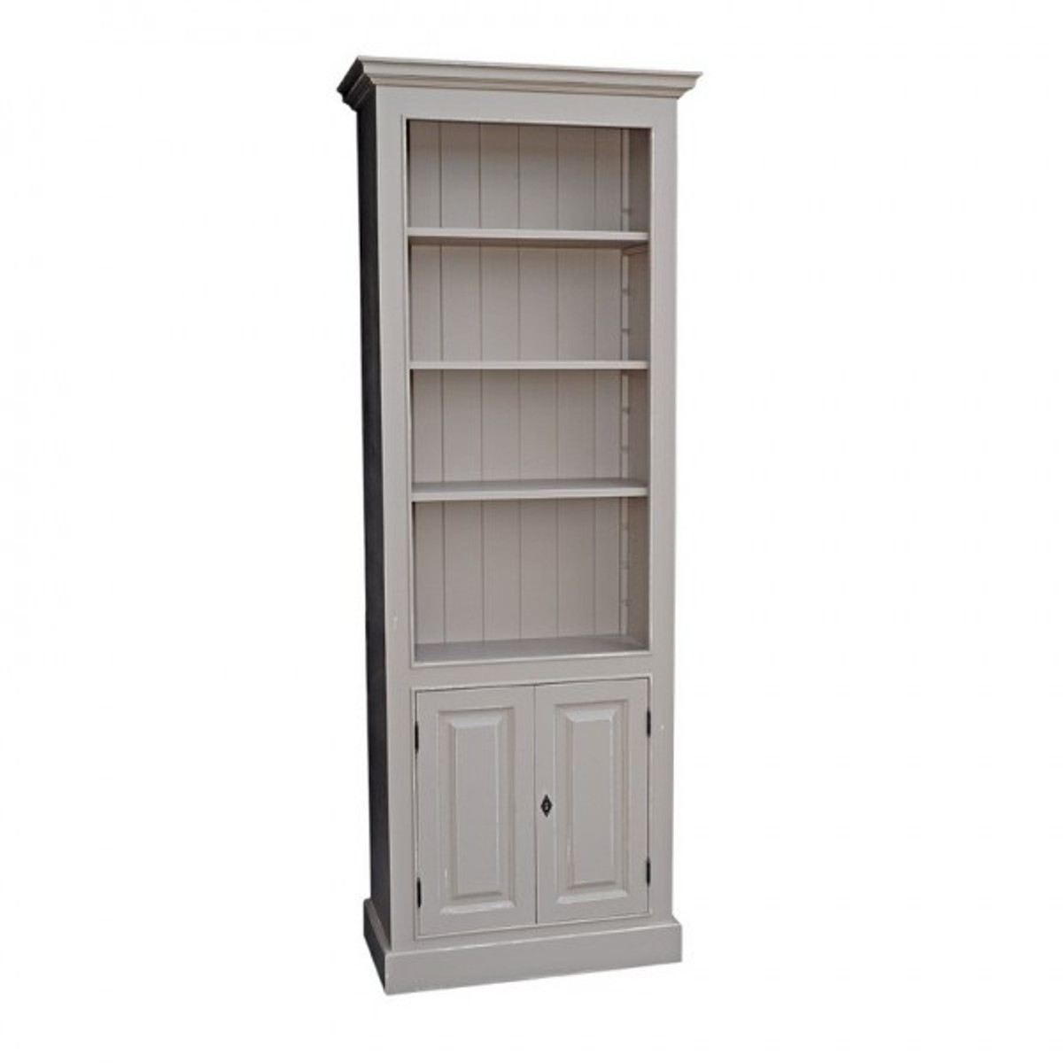 4251287710243 - Landhaus BÃ¼cherschrank B 78 x H 210 cm BÃ¼cherregal Regal Schrank - Art Deco Jugendstil Hotel Massivholz MÃ¶bel