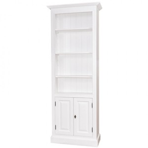 4251287710250 - Landhaus BÃ¼cherschrank B 78 x H 210 cm BÃ¼cherregal Regal Schrank - Art Deco Jugendstil Hotel Massivholz MÃ¶bel