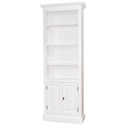 4251287710250 - Landhaus BÃ¼cherschrank B 78 x H 210 cm BÃ¼cherregal Regal Schrank - Art Deco Jugendstil Hotel Massivholz MÃ¶bel