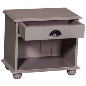 4251287711462 - Landhaus Stil Nacht Schrank Kommode mit 1 Schublade - Jugendstil Shabby Chic MÃ¶bel - Massivholz NachtschrÃ¤nkchen