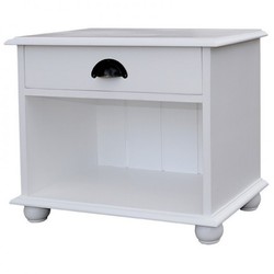 4251287711479 - Landhaus Stil Nacht Schrank Kommode mit 1 Schublade - Jugendstil Shabby Chic Möbel - Massivholz Nachtschränkchen 4251287711479 - Landhaus Stil Nacht Schrank Kommode mit 1 Schublade - Jugendstil Shabby Chic Möbel - Massivholz Nachtschränkchen