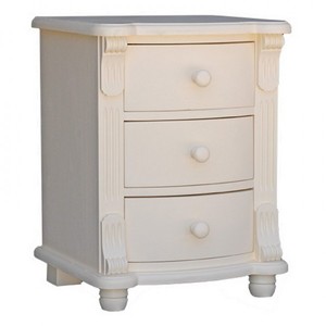 4251287711516 - Jugendstil Nacht Schrank Kommode mit 3 Schubladen - Landhaus Shabby Chic Möbel - Massivholz Nachtschränkchen Barock 4251287711516 - Jugendstil Nacht Schrank Kommode mit 3 Schubladen - Landhaus Shabby Chic Möbel - Massivholz Nachtschränkchen Barock