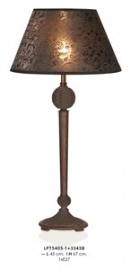 4251287711899 - Barock Tischleuchte Braun 45 x H 67 cm - Luxus Tisch Leuchte - Nostalgisch und prunkvoll