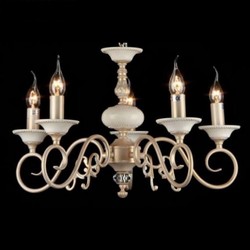 4251287712360 - Barock Decken Kronleuchter Creme Gold 56 x H 36 cm Antik Stil - MÃ¶bel LÃ¼ster Leuchter HÃ¤ngeleuchte HÃ¤ngelampe