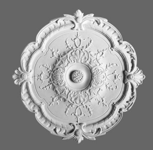 4251287714708 - Stuck Rosette 385 x 385 cm Deckenstuck Deckenrosette Stuckrosette Wandrosette Barock Jugendstil