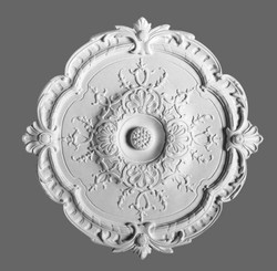 4251287714708 - Stuck Rosette 385 x 385 cm Deckenstuck Deckenrosette Stuckrosette Wandrosette Barock Jugendstil