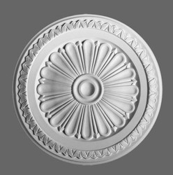 4251287714739 - Stuck Rosette 33 x 33 cm Deckenstuck Deckenrosette Stuckrosette Wandrosette Barock Jugendstil