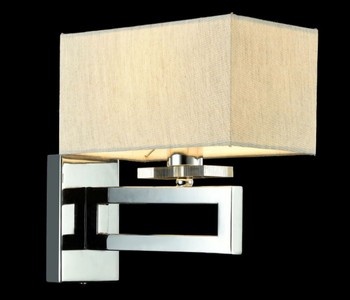 4251287715019 - Jugendstil Wandleuchte Nickel 12 x H 24 cm Jugendstil - Wandlampe Wand Beleuchtung