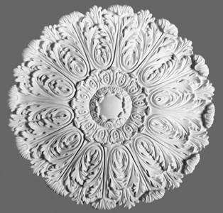 4251287715286 - Stuck Rosette 75 x 75 cm Deckenstuck Deckenrosette Stuckrosette Wandrosette Barock Jugendstil