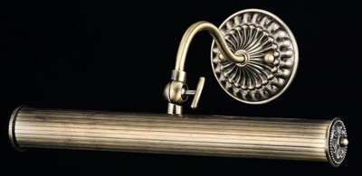 4251287715781 - Jugendstil Wandleuchte Bronze 34 x H 12 cm Jugendlicher Stil - Wandlampe Wand Beleuchtung