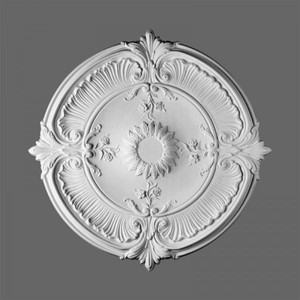 4251287716108 - Stuck Rosette 70 x 70 cm Deckenstuck Deckenrosette Stuckrosette Wandrosette Barock Jugendstil
