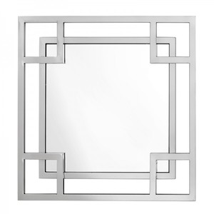 4251287718294 - Luxus Spiegel Neo Klassisch 70 x 70 cm Edelstahl vernickelt - Wandspiegel - Luxus Hotel MÃ¶bel Collection