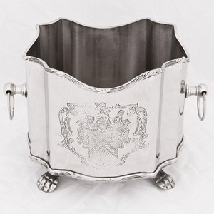 4251287719338 - Luxus Barock Blumenvase Messing vernickelt - Pflanzentopf - Hotel Dekoration - Blumengefäß Blumentopf 4251287719338 - Luxus Barock Blumenvase Messing vernickelt - Pflanzentopf - Hotel Dekoration - Blumengefäß Blumentopf