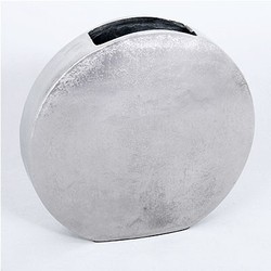 4252006254451 - Designer Aluminium Blumenvase 29 x 7 x H 30 cm - Vintage Look