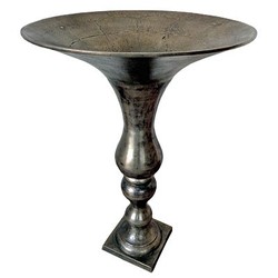 4251287719369 - Riesige Vintage Messing Blumenvase 60 x H 88 cm - Jugendstil Deko Vase Antik Stil