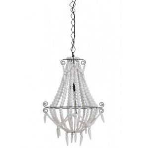 4251287721607 - HÃ¤ngeleuchte Deckenleuchte WeiÃ Durchmesser 42 x H 56 cm - MÃ¶bel LÃ¼ster Leuchter Deckenleuchte Deckenlampe