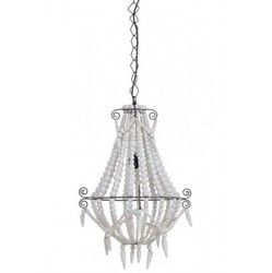 4251287721607 - HÃ¤ngeleuchte Deckenleuchte WeiÃ Durchmesser 42 x H 56 cm - MÃ¶bel LÃ¼ster Leuchter Deckenleuchte Deckenlampe