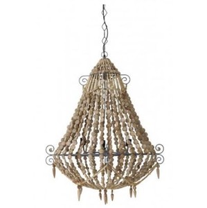 4251287721652 - HÃ¤ngeleuchte Deckenleuchte Braun Durchmesser 81 x H 102 cm - MÃ¶bel LÃ¼ster Leuchter Deckenleuchte Deckenlampe