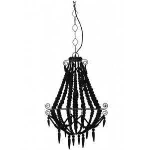 4251287721683 - HÃ¤ngeleuchte Deckenleuchte Schwarz Durchmesser 42 x H 56 cm - MÃ¶bel LÃ¼ster Leuchter Deckenleuchte Deckenlampe