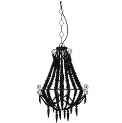 4251287721683 - HÃ¤ngeleuchte Deckenleuchte Schwarz Durchmesser 42 x H 56 cm - MÃ¶bel LÃ¼ster Leuchter Deckenleuchte Deckenlampe