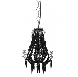 4251287721690 - HÃ¤ngeleuchte Deckenleuchte Schwarz Durchmesser 33 x H 50 cm - MÃ¶bel LÃ¼ster Leuchter Deckenleuchte Deckenlampe