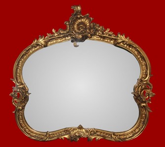 Casa Padrino Baroque wall mirrors from Italy Gold Oval H 81 cm, W 101 cm - Edel &amp; Sumptuously – Bild 2