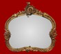 Casa Padrino Baroque wall mirrors from Italy Gold Oval H 81 cm, W 101 cm - Edel &amp; Sumptuously – Bild 2