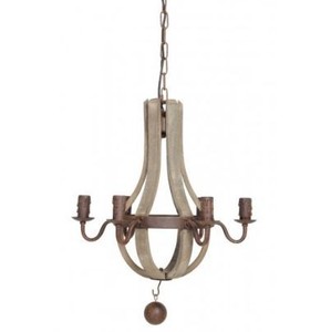 4251287721775 - HÃ¤ngeleuchte Deckenleuchte Braun Durchmesser 45 cm - MÃ¶bel LÃ¼ster Leuchter Deckenleuchte Deckenlampe