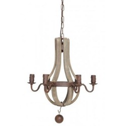 4251287721775 - HÃ¤ngeleuchte Deckenleuchte Braun Durchmesser 45 cm - MÃ¶bel LÃ¼ster Leuchter Deckenleuchte Deckenlampe
