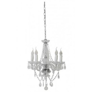 4251287721966 - Barock Decken Kristall Kronleuchter Klar Durchmesser 48 x H 55 cm Antik Stil - MÃ¶bel LÃ¼ster Leuchter Deckenleuchte HÃ¤ngelampe