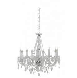 4251287721973 - Barock Decken Kristall Kronleuchter Klar Durchmesser 75 x H 71 cm Antik Stil - MÃ¶bel LÃ¼ster Leuchter Deckenleuchte HÃ¤ngelampe