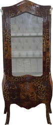 4251287722468 - Barock Vitrine Leopard - Vitrinenschrank - Wohnzimmerschrank