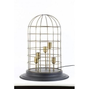 4251287723045 - Tischleuchte Schwarz 47 x H 60 cm - Leuchte - Tischleuchte