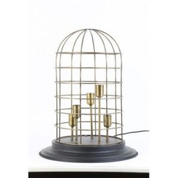 4251287723045 - Tischleuchte Schwarz 47 x H 60 cm - Leuchte - Tischleuchte