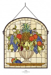 4251287728255 - Tiffany Glas Mosaik Wand Dekoration 62 x H 72 cm - Restaurant Cafe Hotel Einrichtung