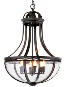 4251287734324 - Luxus Laterne - Luxus Rotguss HÃ¤ngeleuchte